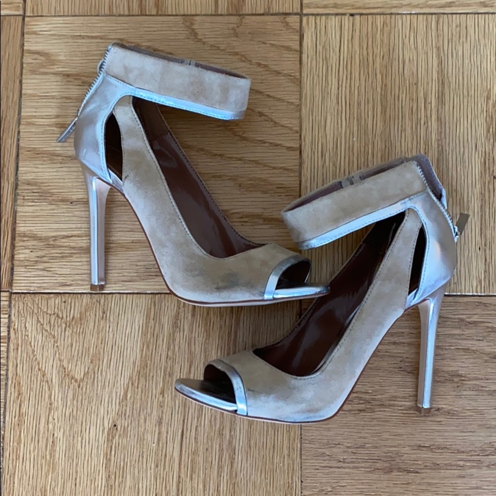 BCBG Ankle Strap Heels